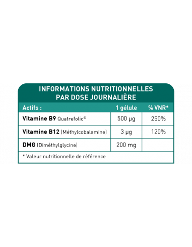 Bionops Methylnat - Vitamines B9 + DMG