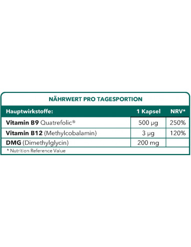 Bionops Methylnat - Vitamines B9 + DMG