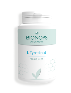 Bionops L Tyrosinat - L-Tyrosine 855 mg - Système Nerveux -Précurseur hormones thyroïdiennes