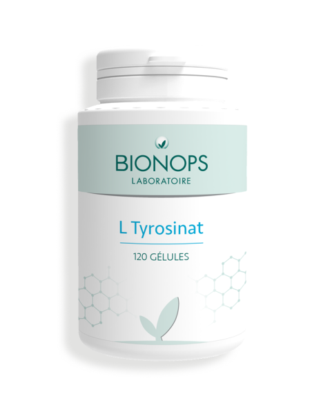 Bionops L Tyrosinat - L-Tyrosine 855 mg - Système Nerveux -Précurseur hormones thyroïdiennes