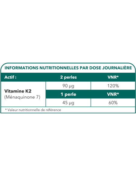 Bionops Vita Knat 120 perles - A base de vitamine K2 MK7 - 3