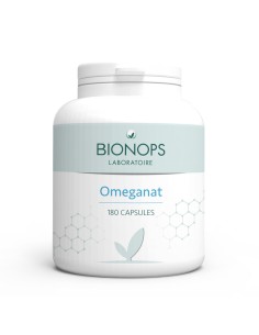 Bionops Omeganat 180 Kapseln - Nahrungsergänzungsmittel auf der Basis von Fischöl, das reich an Omega 3, EPA & DHA ist