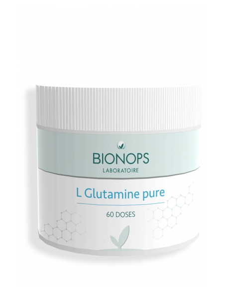 Bionops L-Glutamine Pure - 180 g - Sans arôme
