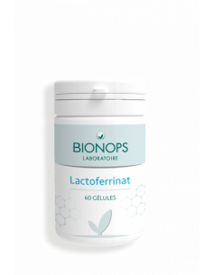 Bionops Lactoferrinat 60 gélules - Lactoferrine
